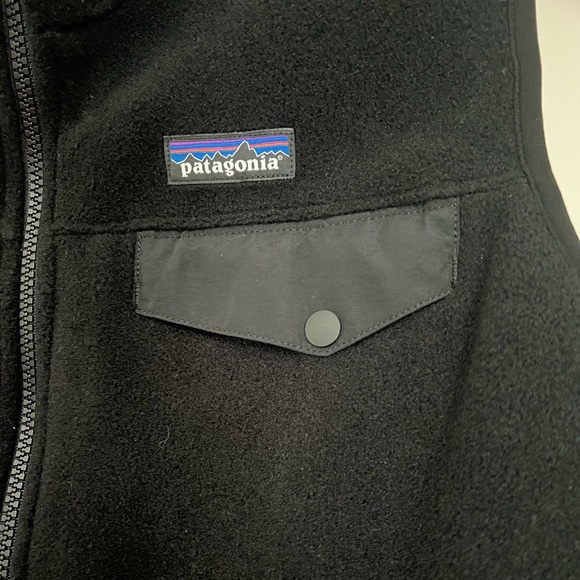 Patagonia Synchilla Snap-T Black Fleece Vest Size L - Picture 8 of 9